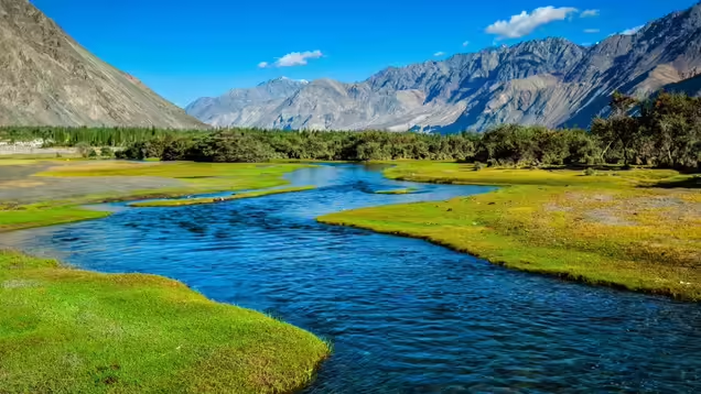 Natural landscape representing environmental responsibility